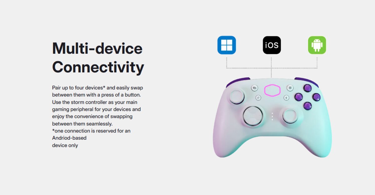 COOLER MASTER Storm - Wireless Game Controller